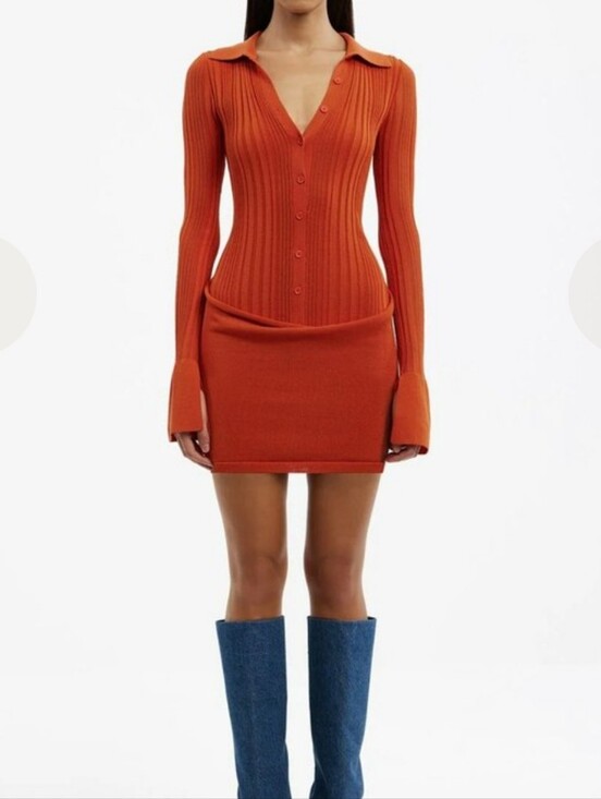Significant Other Dresses & Skirts - Significant Other Yasmine Mini Dress in Persimmon